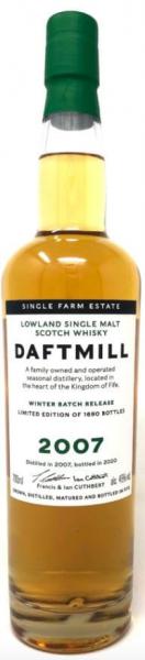 Daftmill 2007-2020 Winter Batch Release 46,0% vol. 0,7l Daftmill 2007-2020 Winter Batch Release 46,0% vol. 0,7l
